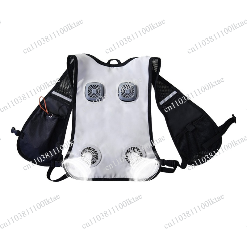 Fishing Vest - Semiconductor Refrigeration Heatstroke Cooling Double Fan