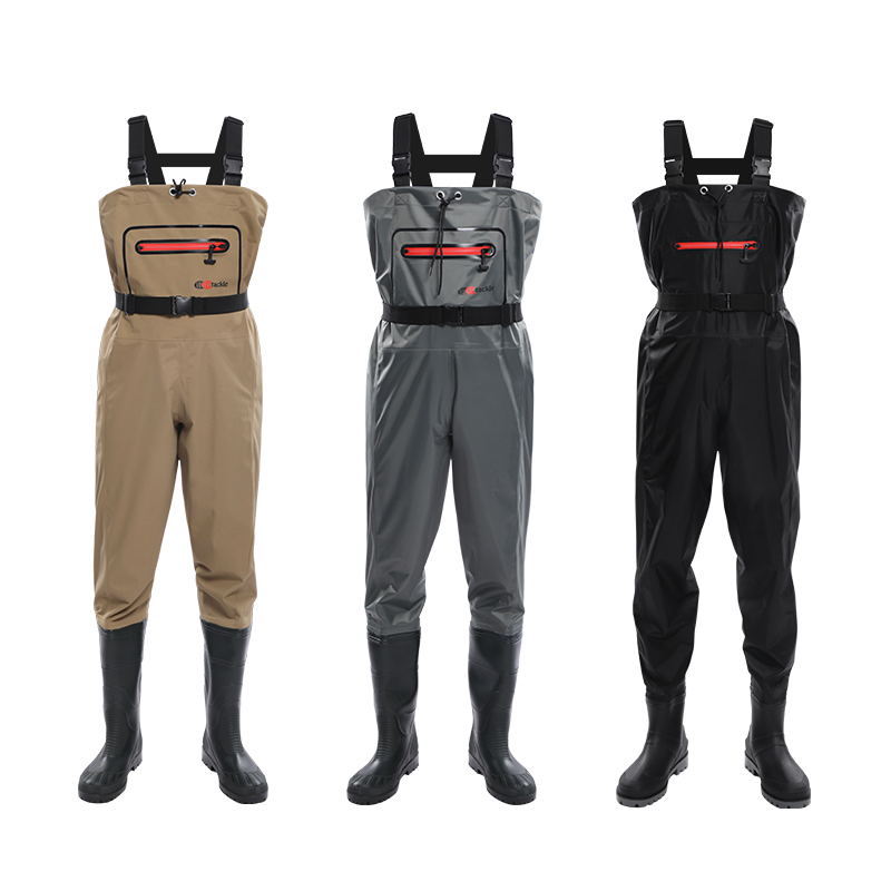 Fishing Pants Waterproof - Ultra Weightless Nylon Bootfoot Waders Breathable