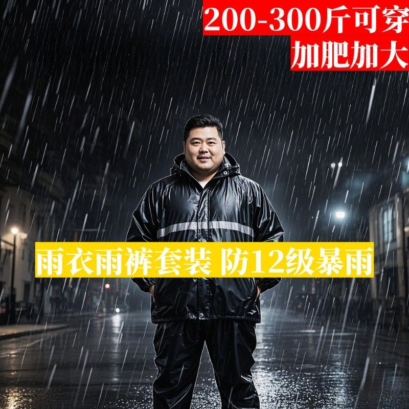 Plus Size Rain Suit Separate M - огляд і ціна Fishing Jacket Waterproof