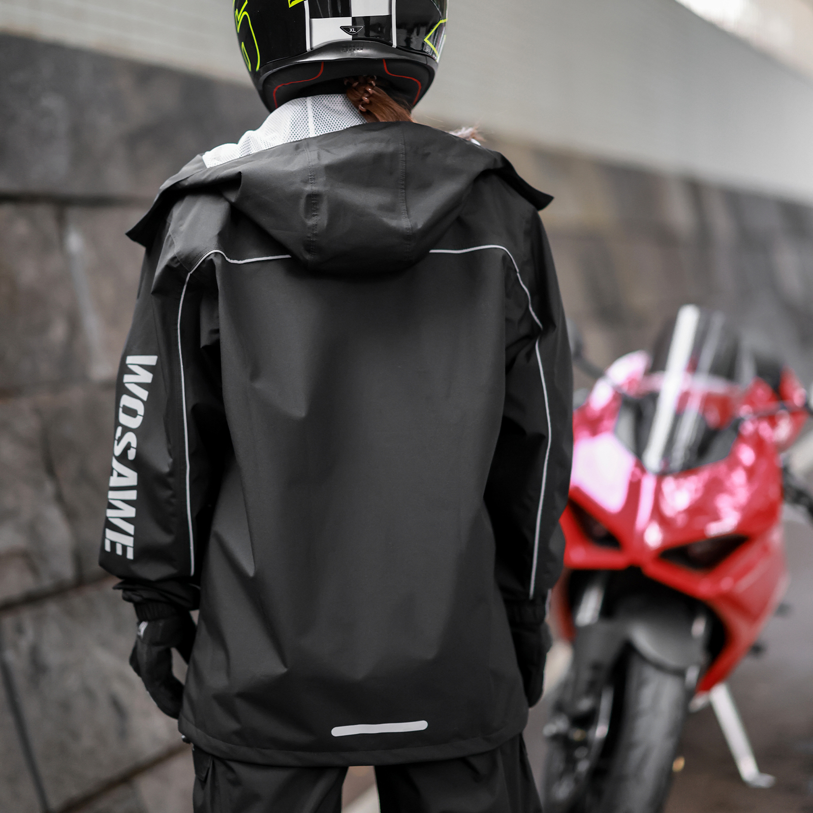 WOSAWE Motorcycle Raincoat Men - огляд і ціна Fishing Rain Suit