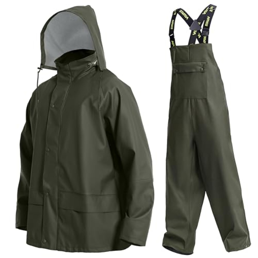 Mens PRO Workwear 3-Piece Wate - огляд і ціна Fishing Rain Suit