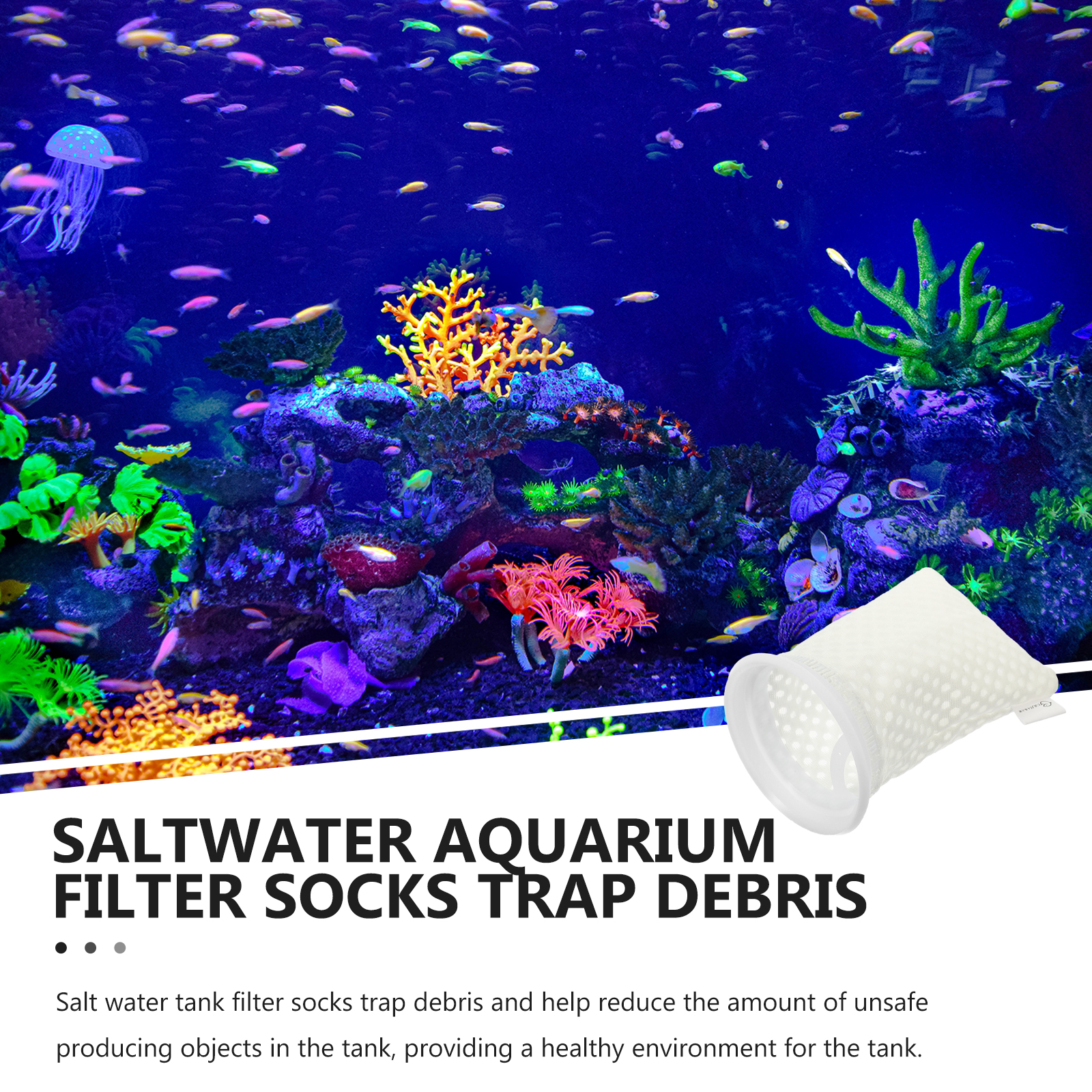 11pcs Filter Socks 4 Inch 3D H - огляд і ціна Fishing Socks