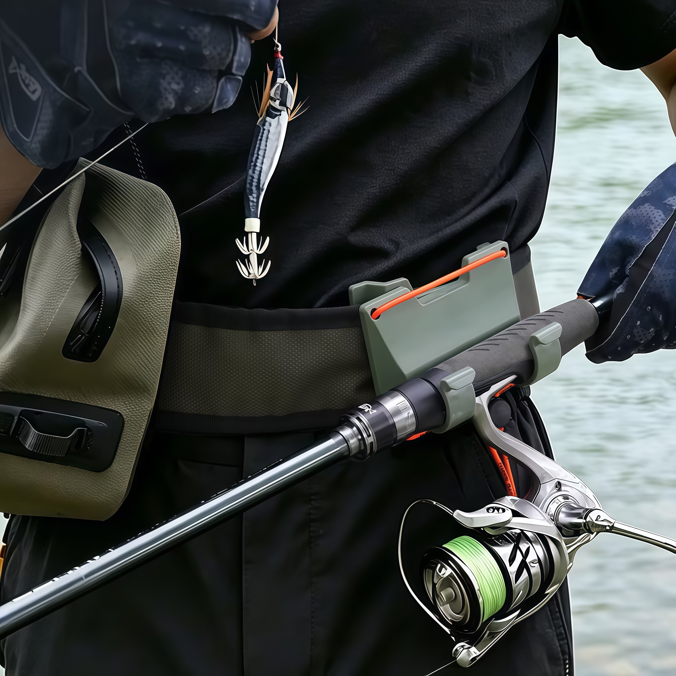 DEUKIO Outdoor Belt Clip Rod H - огляд і ціна Fishing Belt