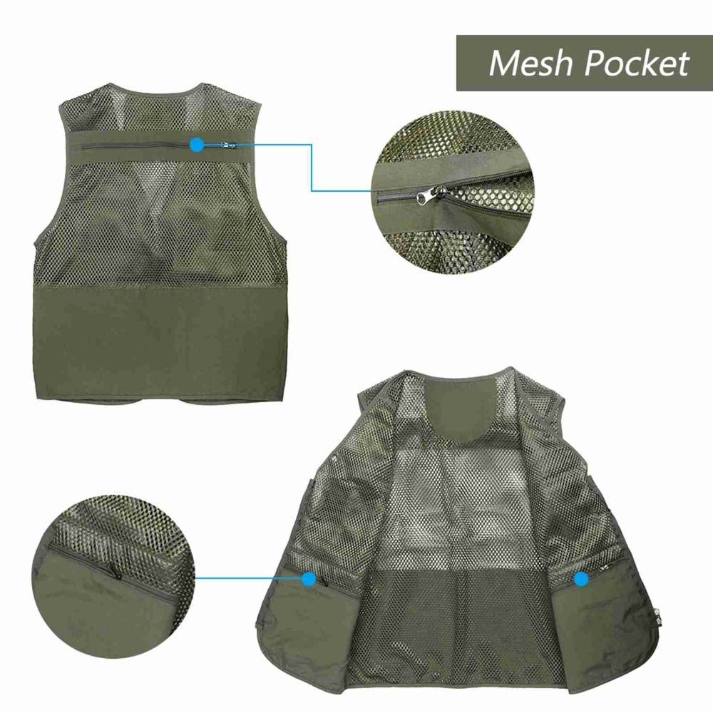 Durable with 16 Pockets Fishin - огляд і ціна Fishing Vest