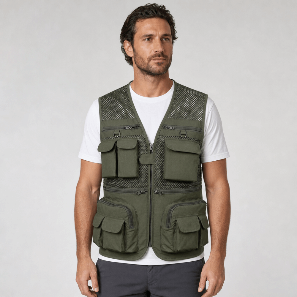 Durable with 16 Pockets Fishin - огляд і ціна Fishing Vest