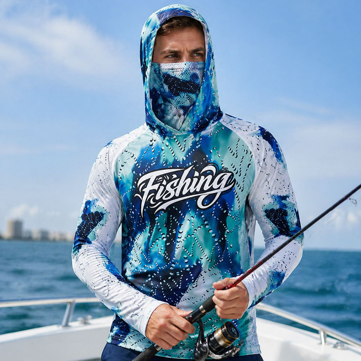 Fishing Hood Riding Tops Wear  - огляд і ціна Fishing Hoodie