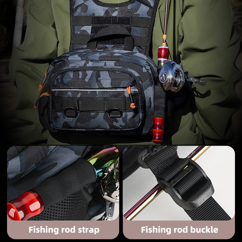 Men Chest Bag Tactical Fishing - огляд і ціна Fishing Vest