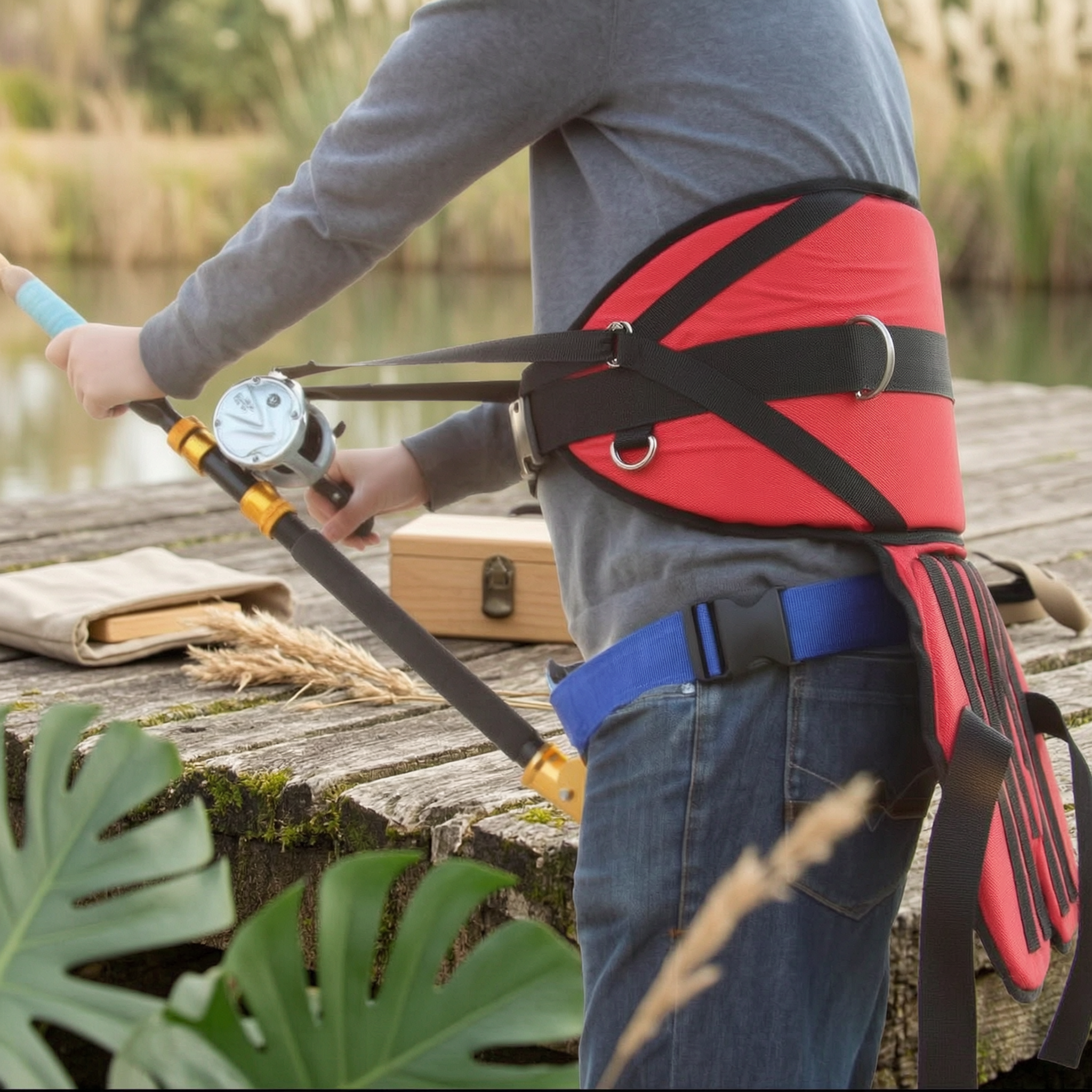Fishing Waist Belt with Seat C - огляд і ціна Fishing Belt