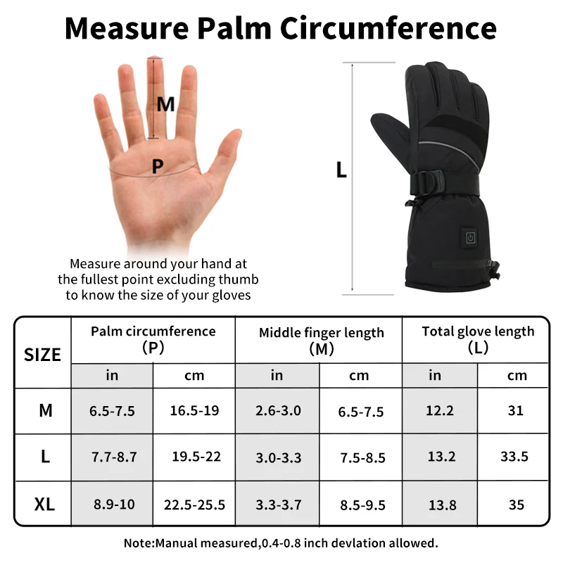 USB Rechargeable Heated Motorc - огляд і ціна Fishing Gloves